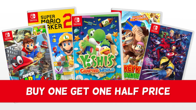 nintendo switch games buy one get one free