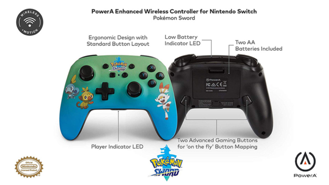 nintendo switch wireless controller pokemon